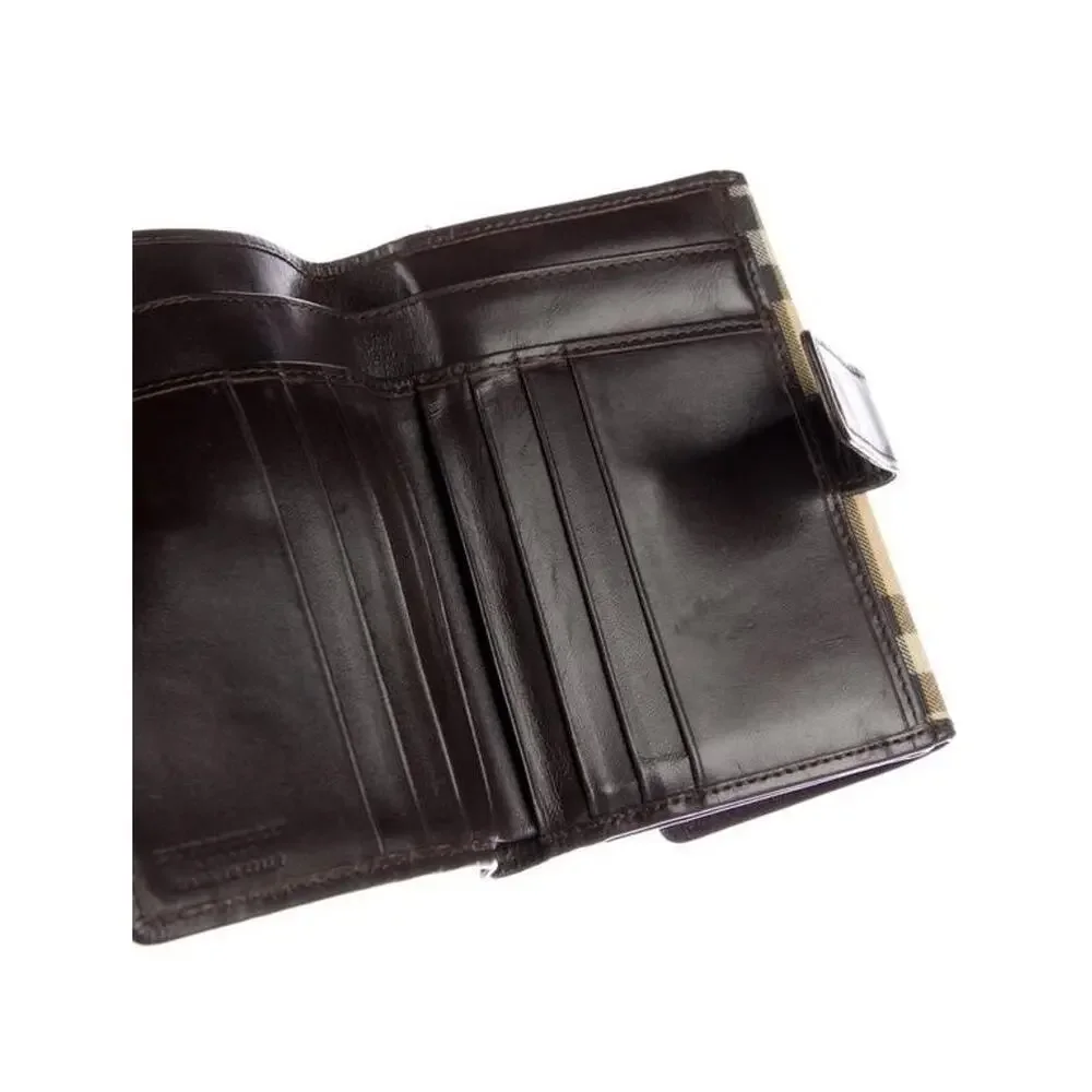 Burberry Nova Check Canvas & Leather Wallet | Pre-Loved Designer